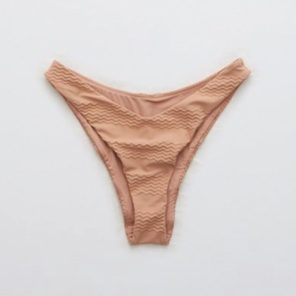 Aerie Jacquard Super High Cut Cheeky Bottoms